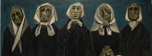 Hungarian Women Mourning the Death,1956_57